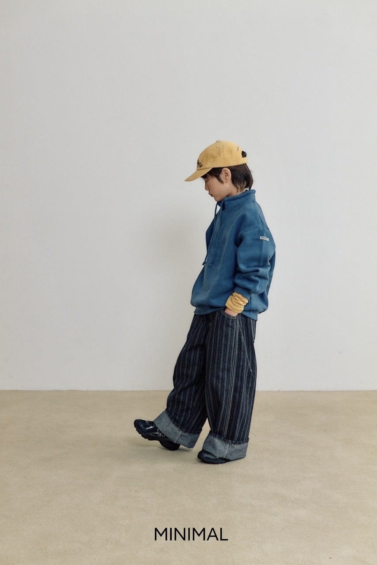 【予約】stripe dirt pants  / minimal (S-JM)