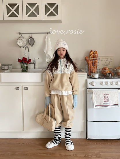 【予約】flower fleece set  / love rosie (L-3XL)