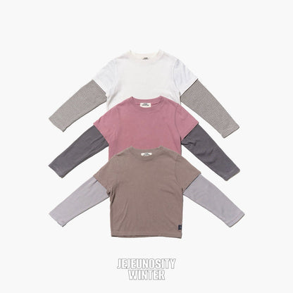 【予約】Marmalade layered T / jejeunosity (XS-JM) 마멀