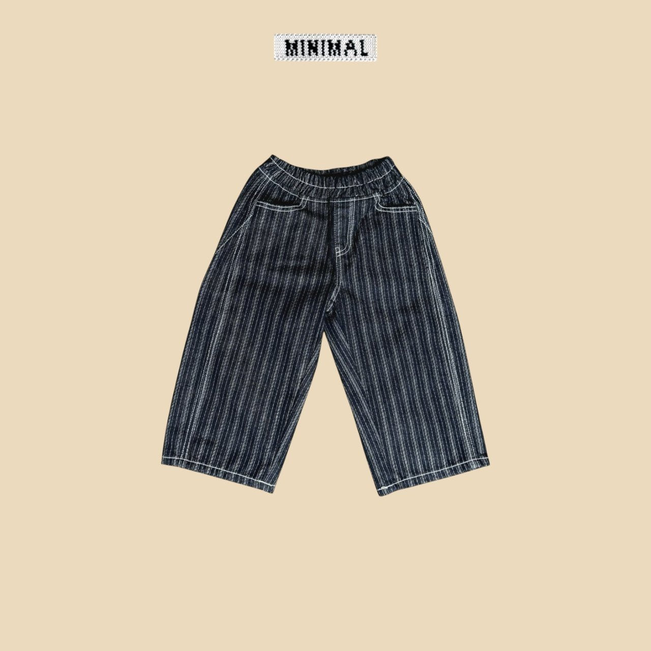 【予約】stripe dirt pants  / minimal (S-JM)