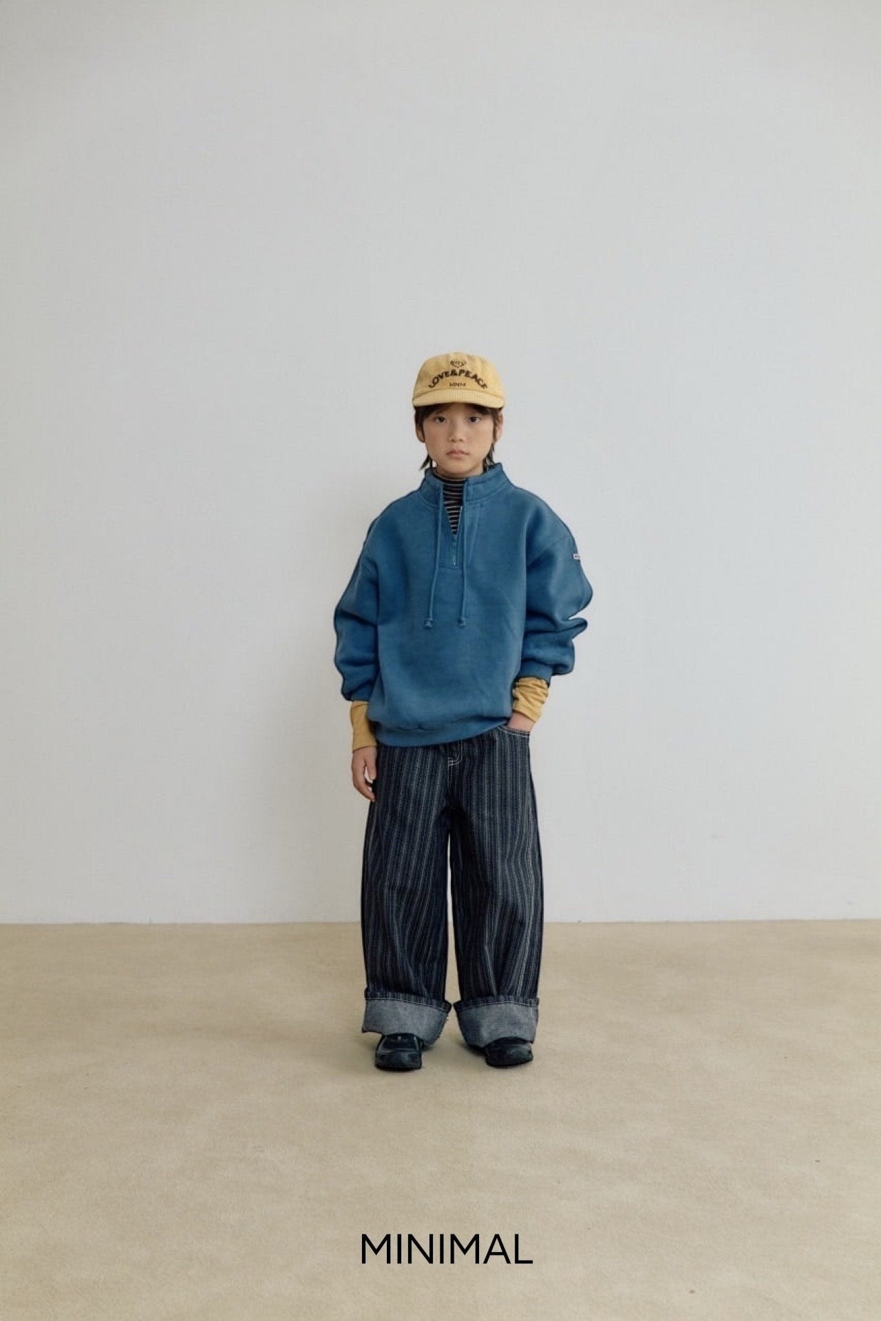 【予約】stripe dirt pants  / minimal (S-JM)