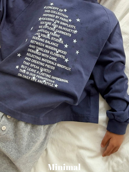 【予約】star lettering T / minimal (S-JM）
