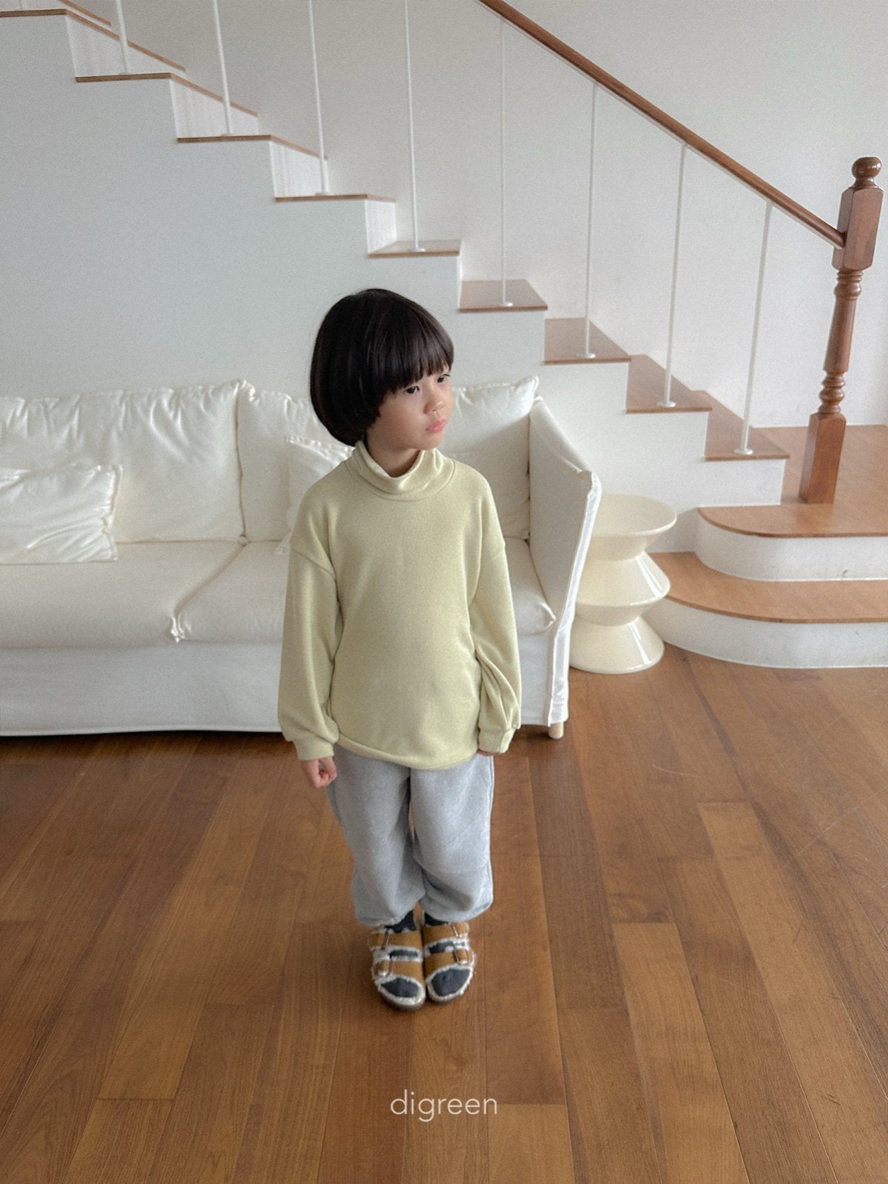 【予約】Teddy Turtleneck  /  digreen(S-XXL)