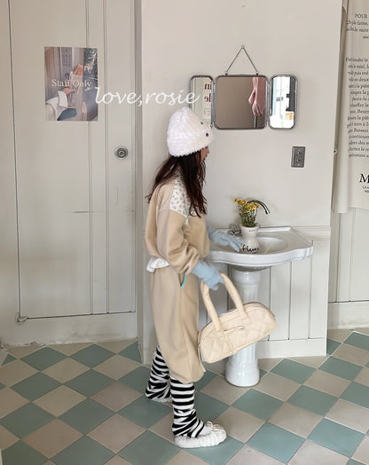 【予約】flower fleece set  / love rosie (L-3XL)