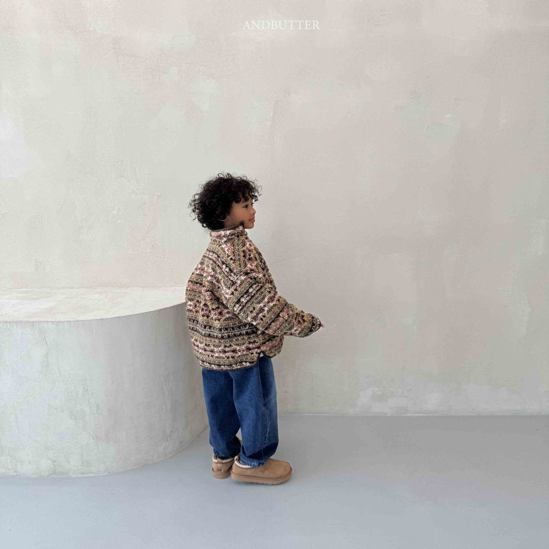 【予約】Nordic Line Jumper   /  andbutter (S-JM)