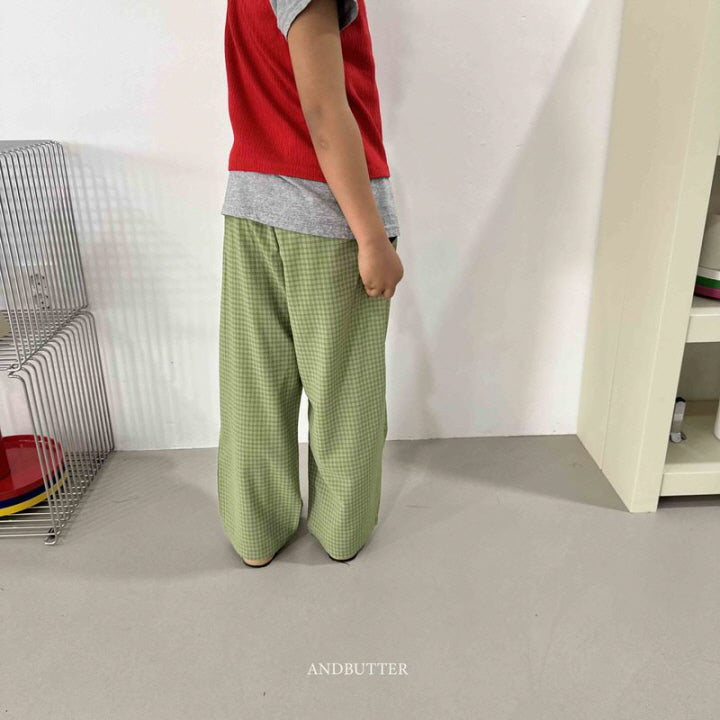 【予約】Pajama Coloring Pants / andbutter(S-JM)