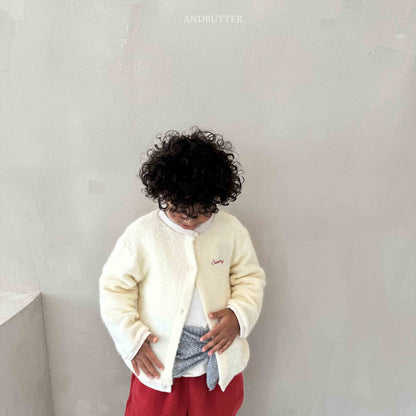 【予約】Creamy Cardigan  /  andbutter (S-JM)