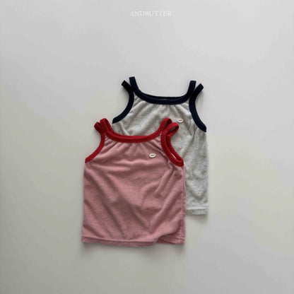 【予約】double-strap sleeveless / andbutter(S-JM)