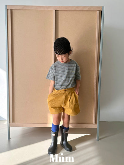 【予約】double pin tuck stitch pants/ minimal S-JM