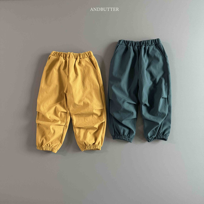 【予約】Anorak Bonding Pants  /  andbutter (S-JM)