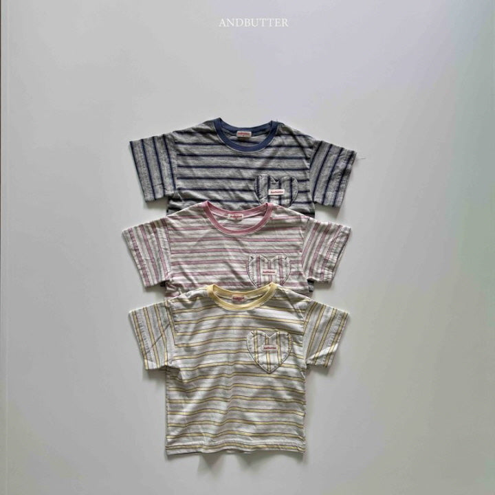 【予約】 Cookie heart T / andbutter(S-JM)
