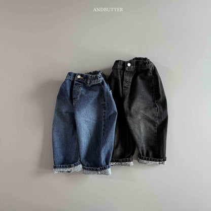 【予約】Modern Curved Denim  /  andbutter (S-JM)