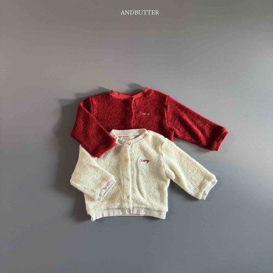 【予約】Creamy Cardigan  /  andbutter (S-JM)