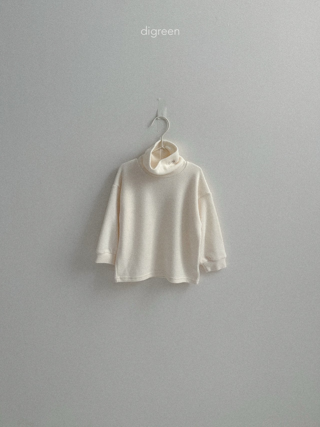 【予約】Teddy Turtleneck  /  digreen(S-XXL)