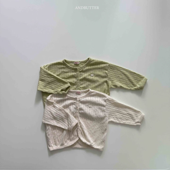【予約】Light cardigan / andbutter(S-JM)