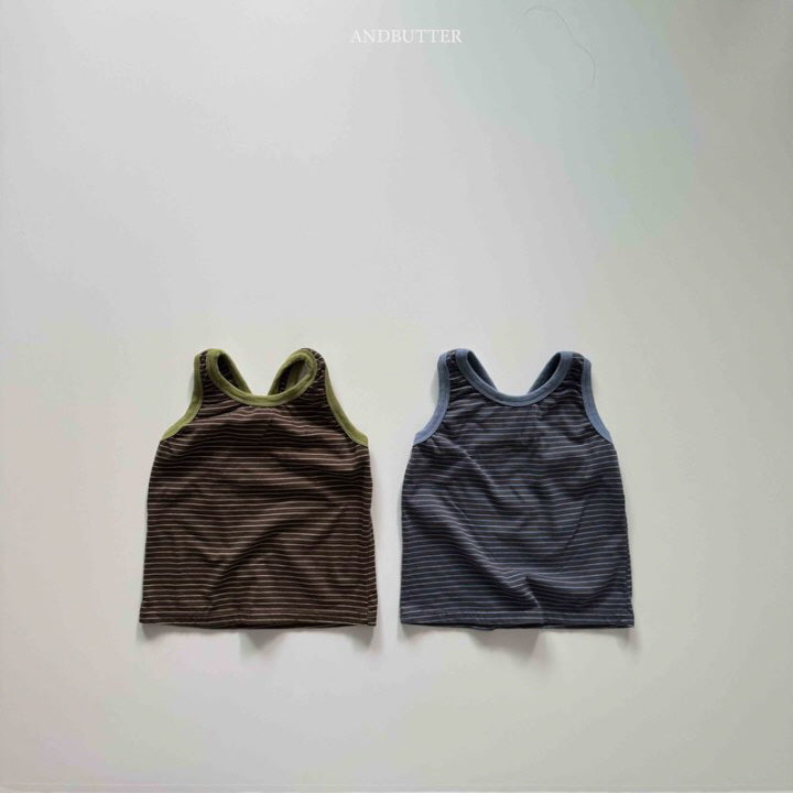 【予約】Cross sleeveless / andbutter(S-JM)