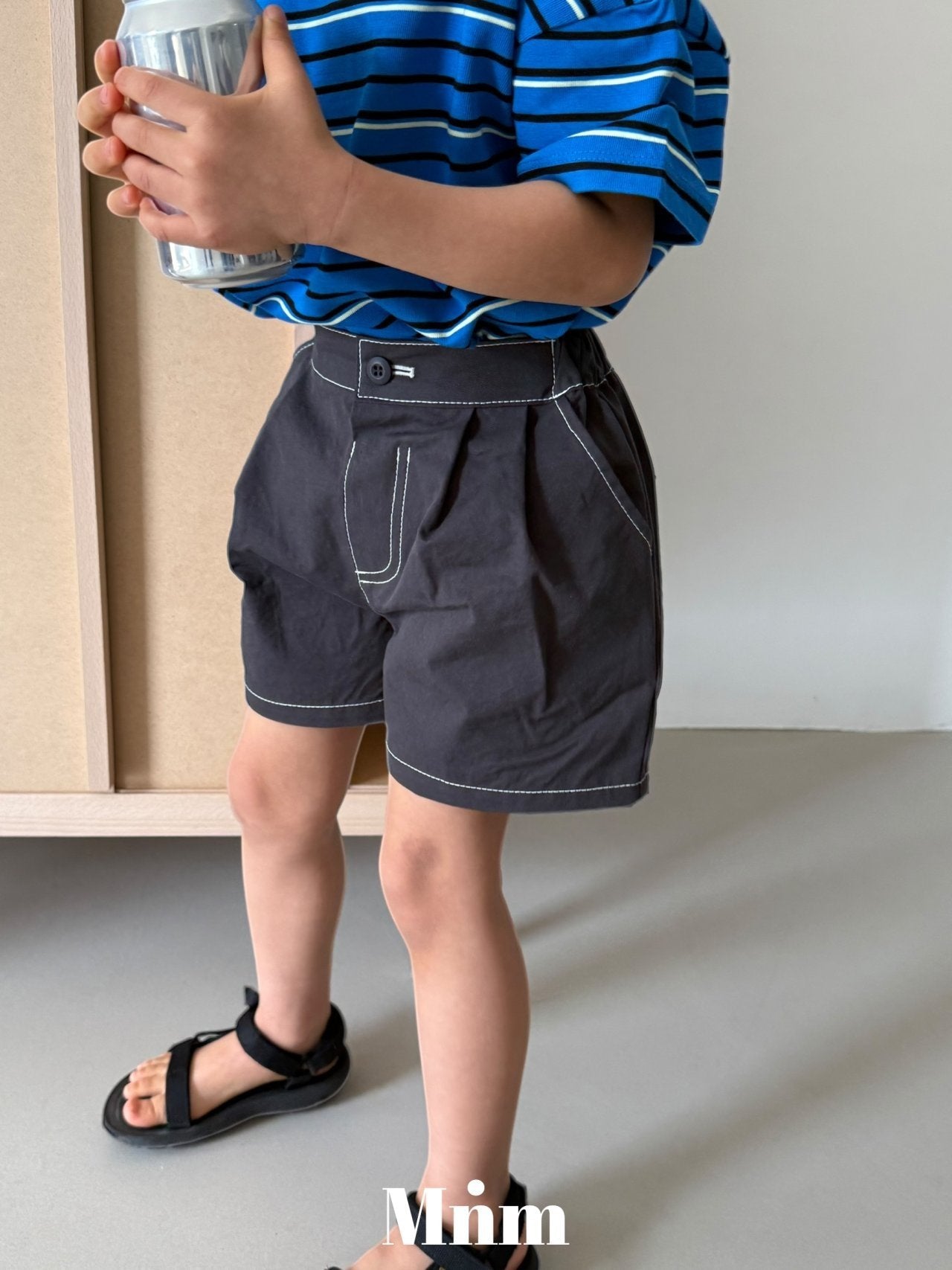 【予約】double pin tuck stitch pants/ minimal S-JM