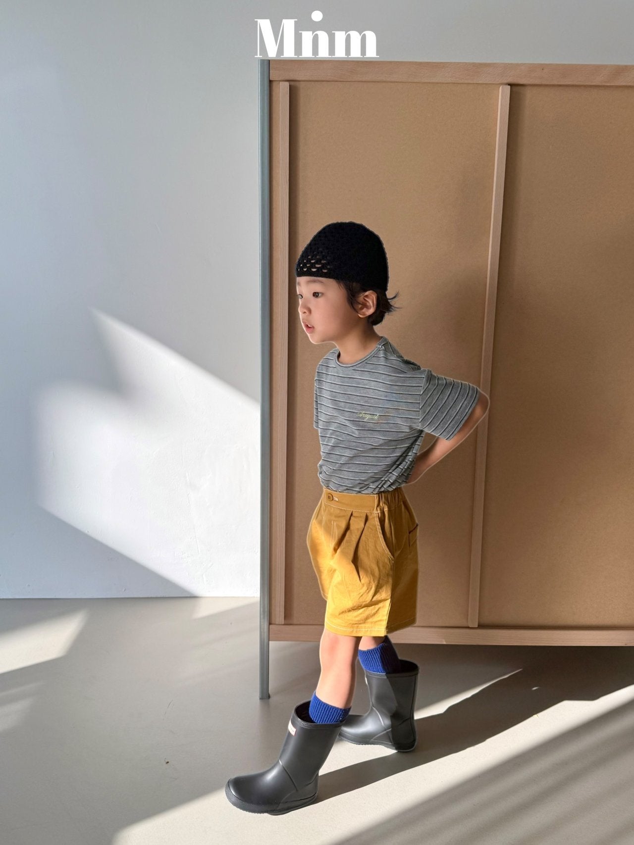【予約】double pin tuck stitch pants/ minimal S-JM