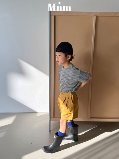 【予約】double pin tuck stitch pants/ minimal S-JM