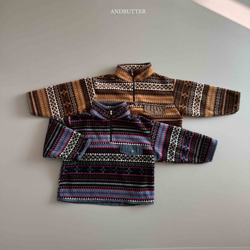 【予約】Patagon Pocket Fleece  /  andbutter (S-JM)