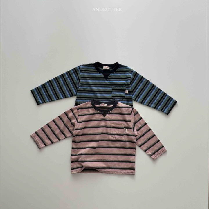 【予約】Retro pocket T / andbutter(S-JM)