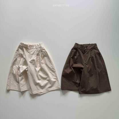 【予約】Cotton pants / andbutter(S-JM)