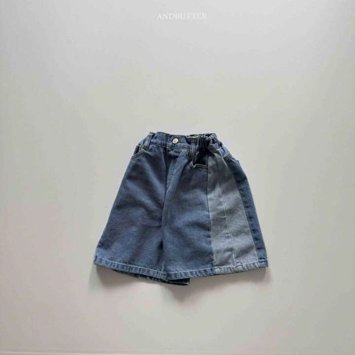 【予約】Cat Bermuda Denim / andbutter(S-JM)