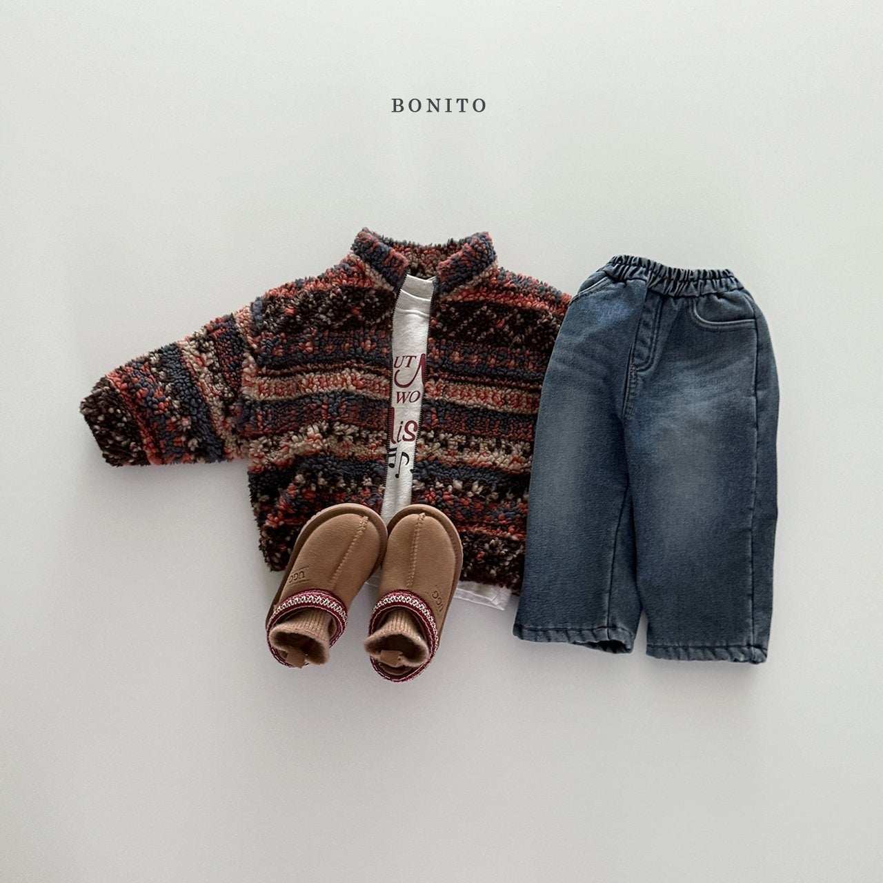 【予約】kimo denim  pants  /  bonito (12M-JM)