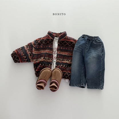 【予約】kimo denim  pants  /  bonito (12M-JM)