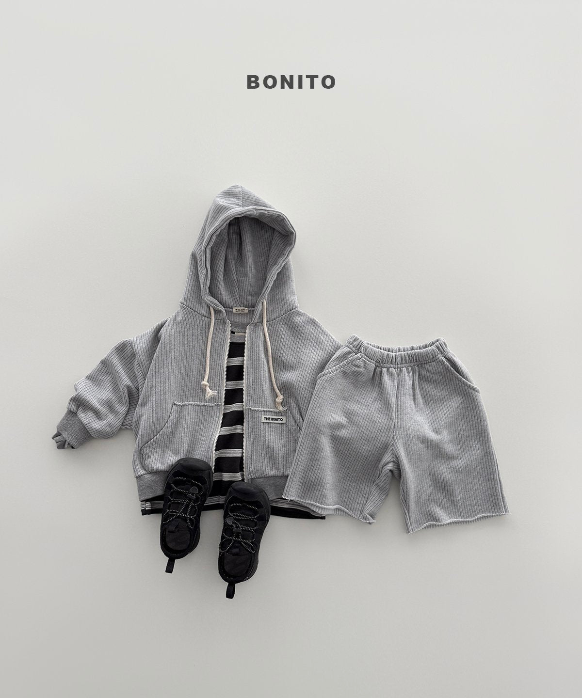 【予約】Eddy hood set / bonito (12M-JM)
