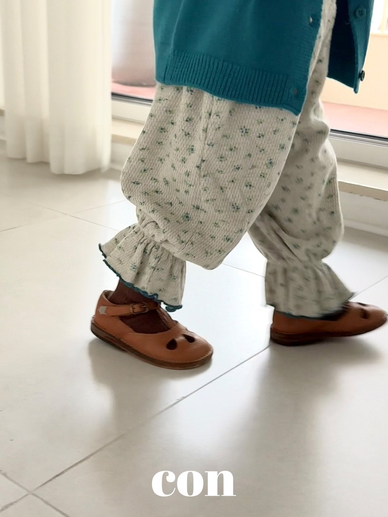 【予約】garden frill pants /  con