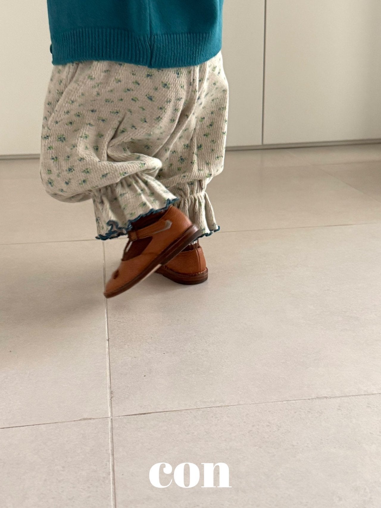 【予約】garden frill pants /  con