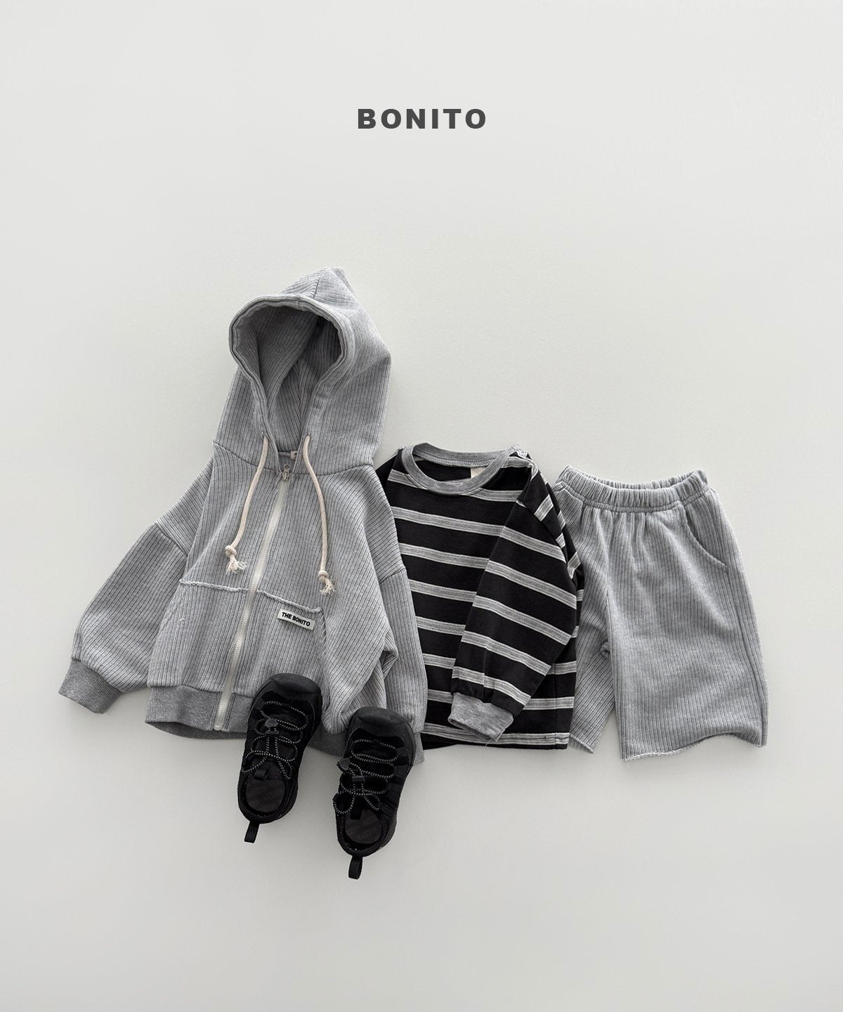 【予約】Eddy hood set / bonito (12M-JM)