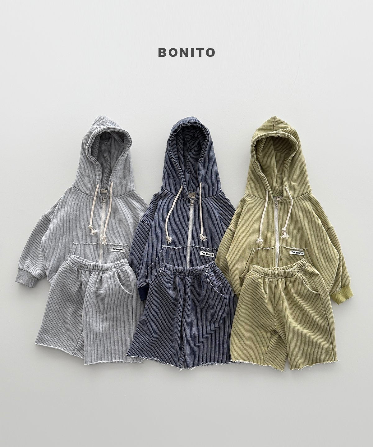 【予約】Eddy hood set / bonito (12M-JM)