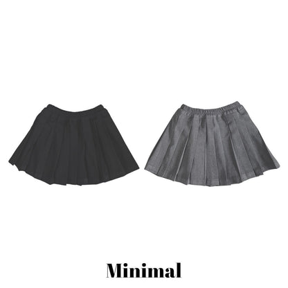 【予約】pleats skirt / minimal (S-JM）