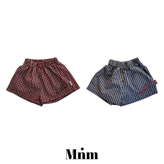 【予約】check trunk pants / minimal S-JM