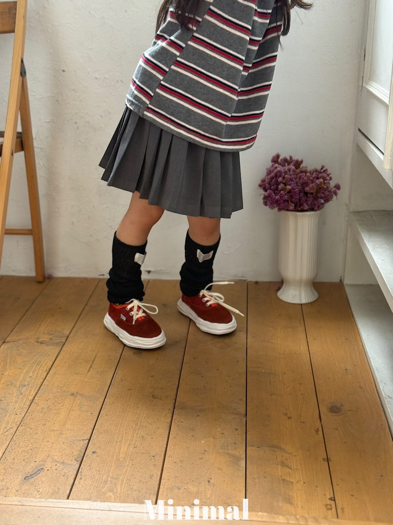 【予約】pleats skirt / minimal (S-JM）
