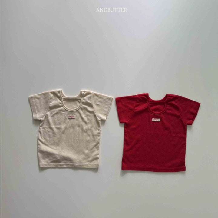 【予約】Back point T/ andbutter(S-JM)