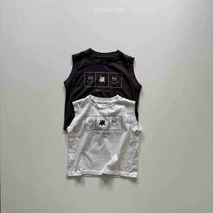 【予約】 Summer happy sleeveless / andbutter(S-JM)