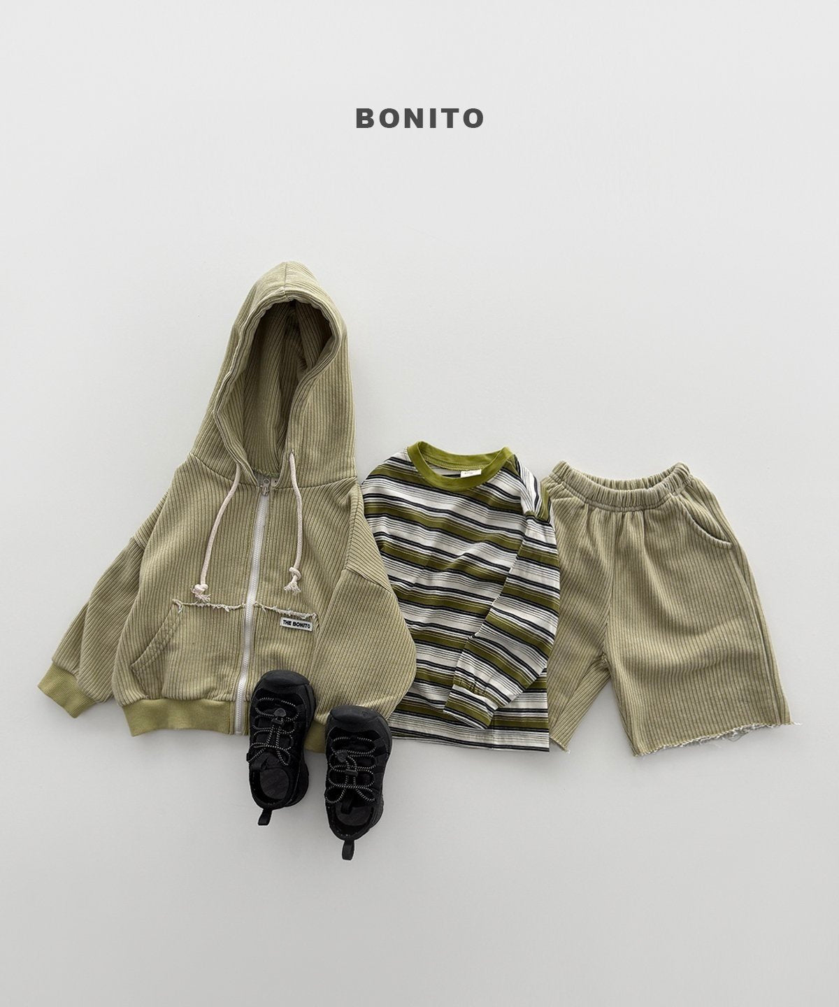 【予約】Eddy hood set / bonito (12M-JM)