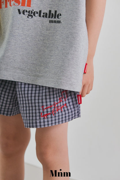 【予約】check trunk pants / minimal S-JM