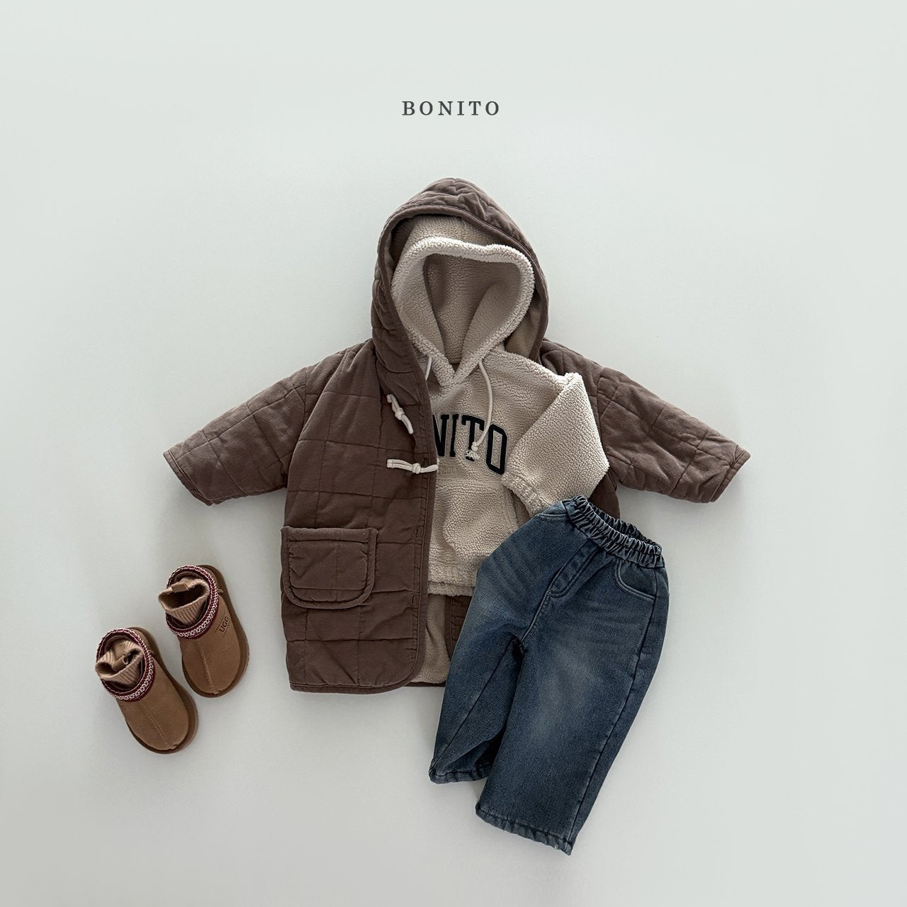 【予約】kimo denim  pants  /  bonito (12M-JM)