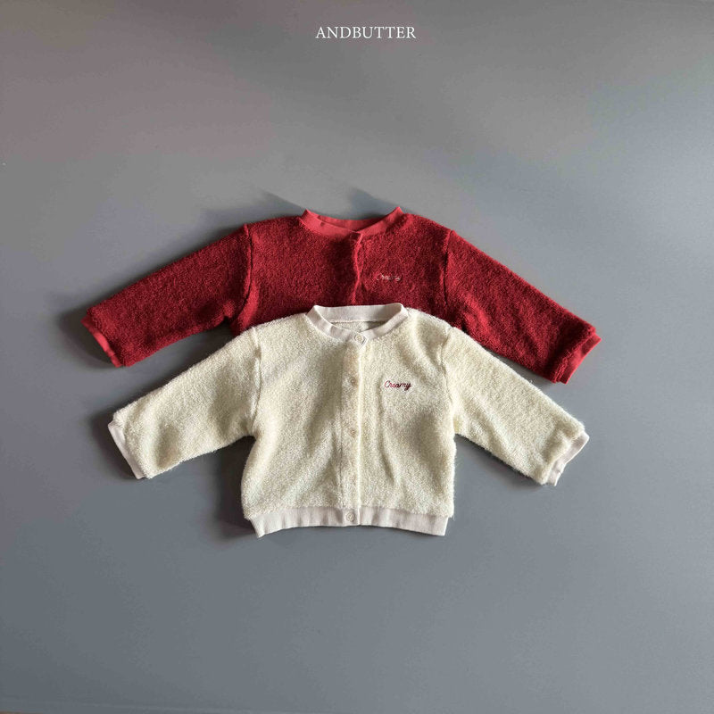 【予約】Creamy Cardigan  /  andbutter (S-JM)