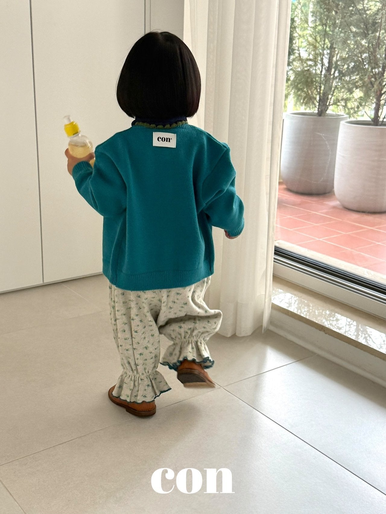 【予約】garden frill pants /  con