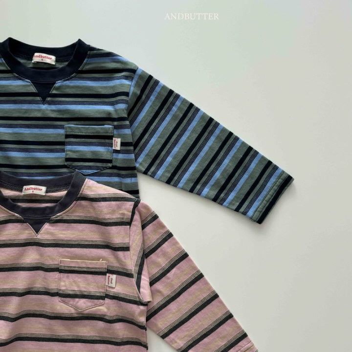 【予約】Retro pocket T / andbutter(S-JM)