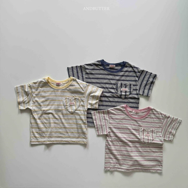 【予約】 Cookie heart T / andbutter(S-JM)