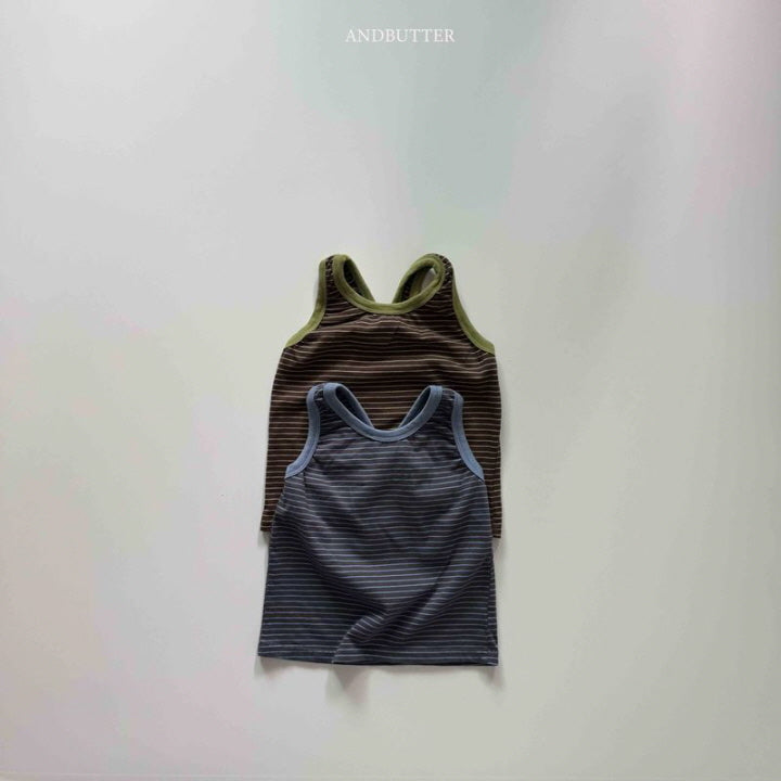 【予約】Cross sleeveless / andbutter(S-JM)