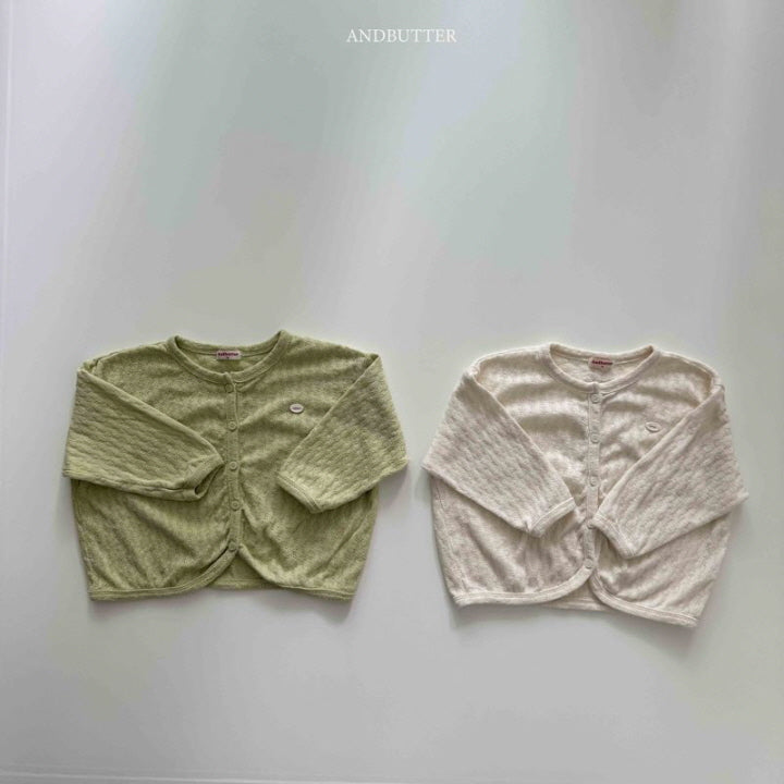 【予約】Light cardigan / andbutter(S-JM)