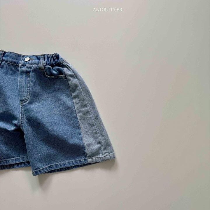 【予約】Cat Bermuda Denim / andbutter(S-JM)