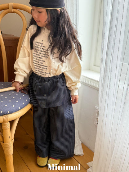 【予約】rei skirt pants / minimal (S-JM）